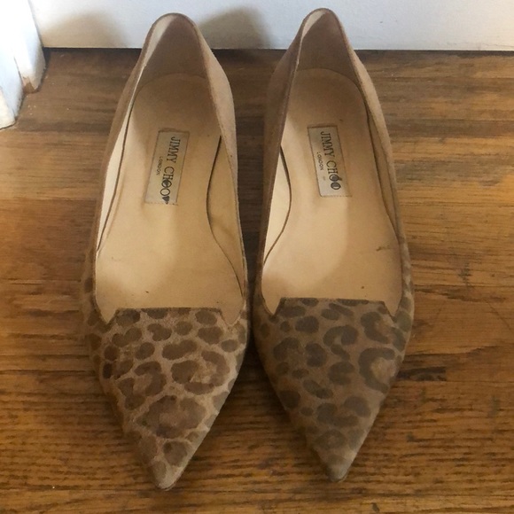 Jimmy Choo leopard print flats - Picture 1 of 6
